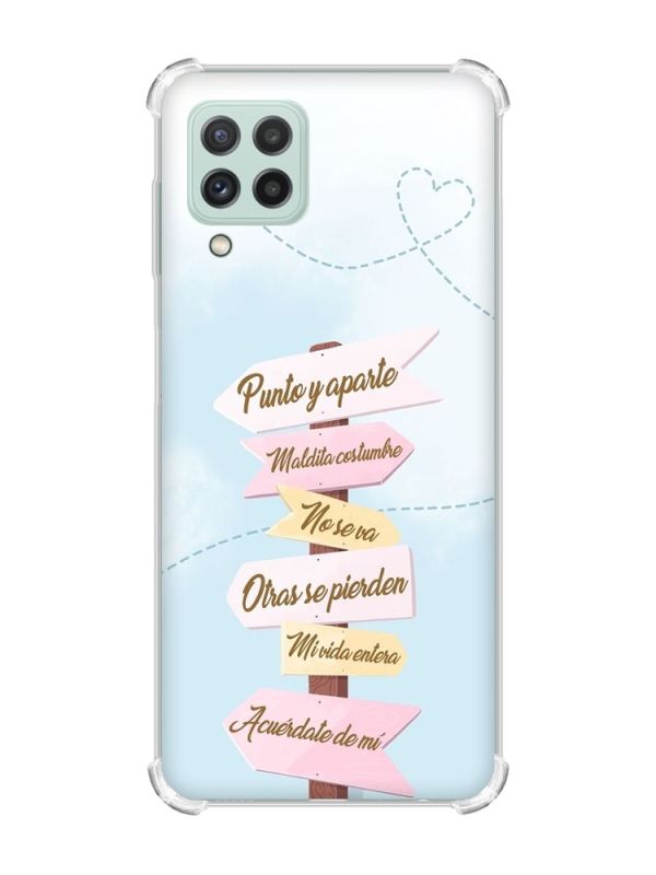Чохол з потовщеними кутами на Samsung Galaxy A22 4G/M32/M22 :: Вказівники (принт 322)