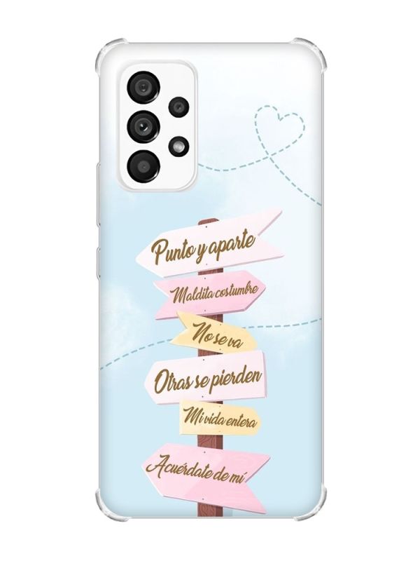 Чохол з потовщеними кутами на Samsung Galaxy A53 :: Вказівники (принт 322)
