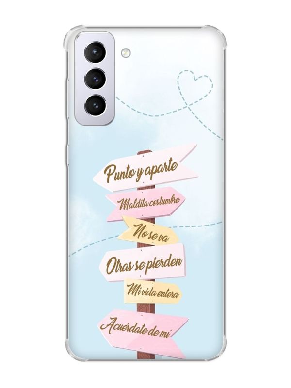 Чохол з потовщеними кутами на Samsung Galaxy S21 Plus :: Вказівники (принт 322)