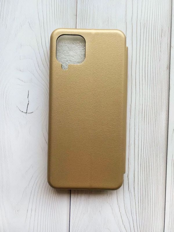 Чохол-книжка з малюнком для Samsung Galaxy A22 4G/ M22/ M32 Золотий :: Ластівки (принт 15)