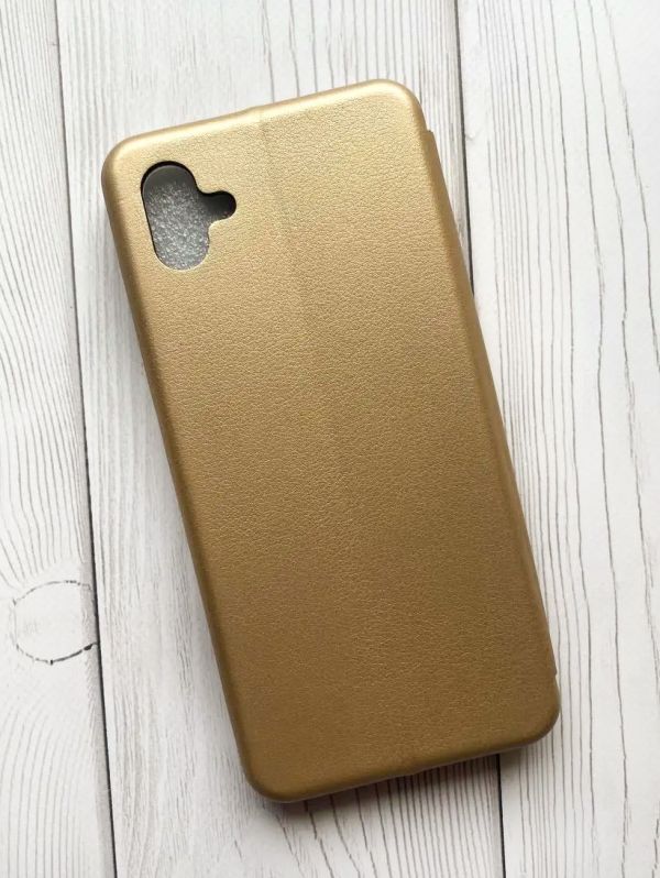 Чохол-книжка з малюнком для Samsung Galaxy A04 Золотий :: Ластівки (принт 15)