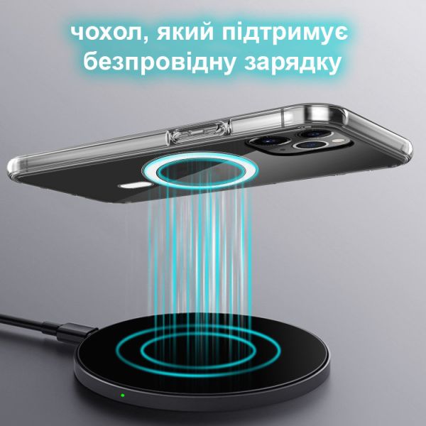 Магнітний чохол на iPhone 14 Pro Max із підтримкою бездротового заряджання MagSafe