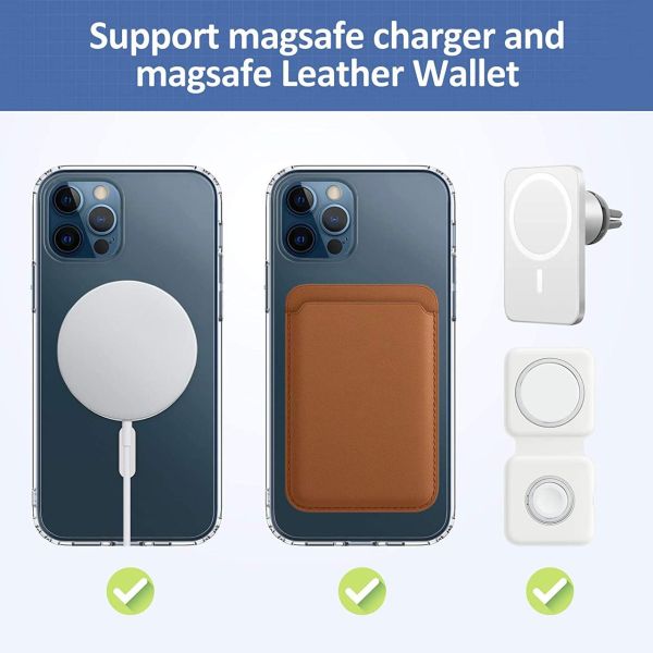 Магнітний чохол на iPhone 12 / 12 Pro із підтримкою бездротового заряджання MagSafe