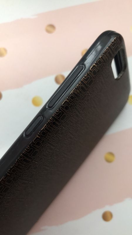 Силіконовий чохол, зроблений під шкіру, для Xiaomi Mi 4i Коричневий