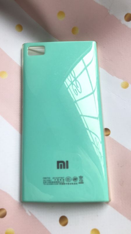 Силіконовий чохол для Xiaomi Mi 3 Бірюзовий