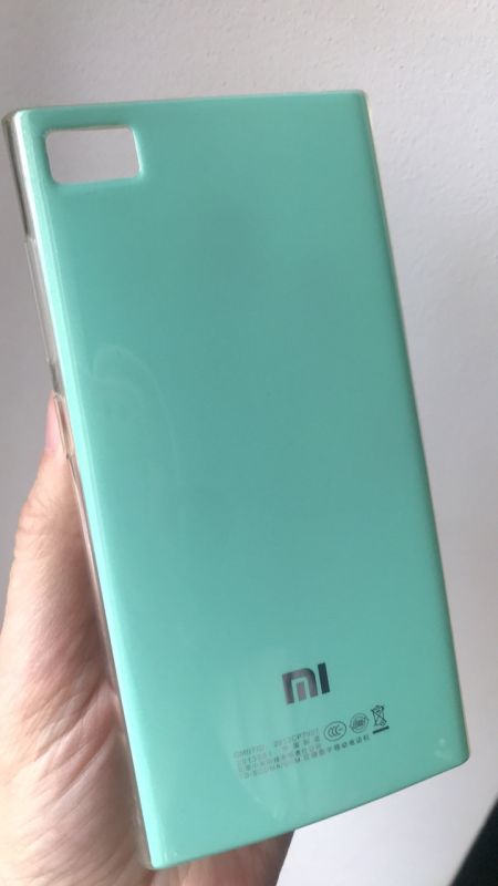 Силіконовий чохол для Xiaomi Mi 3 Бірюзовий