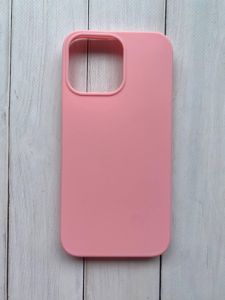 Силіконовий матовий чохол для Apple iPhone 14 Pro Max Рожевий