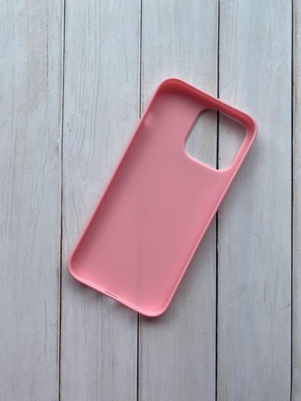Силіконовий матовий чохол для Apple iPhone 14 Pro Max Рожевий
