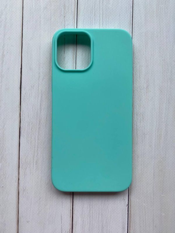 Силіконовий матовий чохол для Apple iPhone 12 Pro Max Бірюзовий