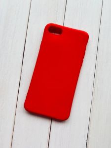 Силіконовий матовий чохол для iPhone 7 / 8 Червоний