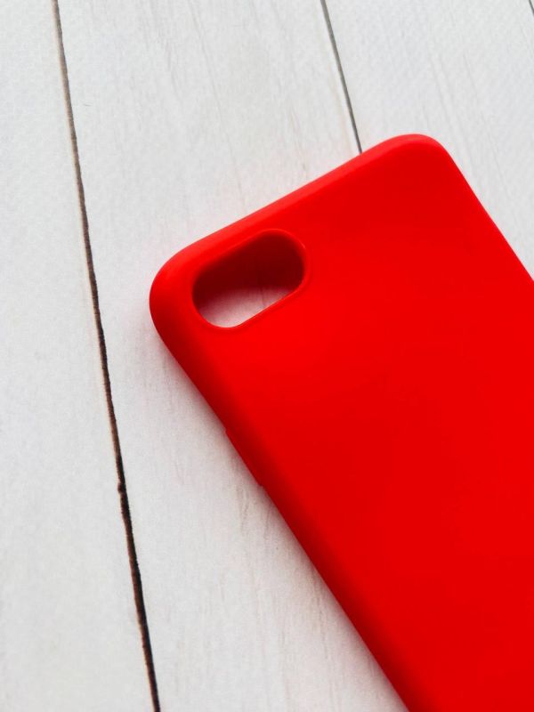 Силіконовий матовий чохол для iPhone 7 / 8 Червоний