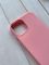 Силіконовий матовий чохол для Apple iPhone 14 Рожевий