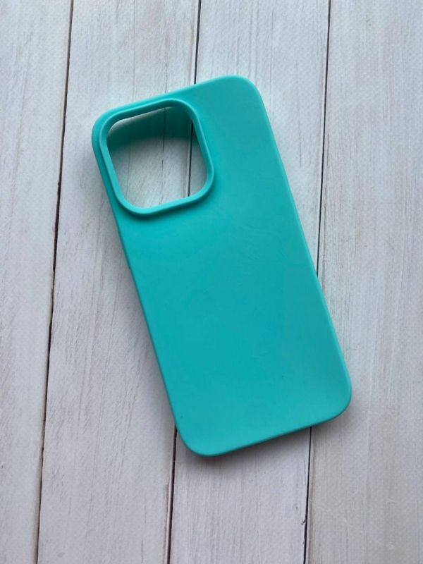 Силіконовий матовий чохол для Apple iPhone 14 Pro Бірюзовий