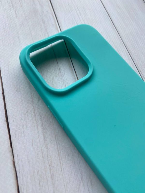 Силіконовий матовий чохол для Apple iPhone 14 Pro Бірюзовий