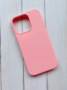 Силіконовий матовий чохол для Apple iPhone 14 Pro Рожевий