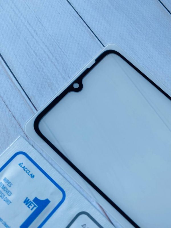 Захисне скло 3D для Xiaomi Redmi A2 Чорна рамка