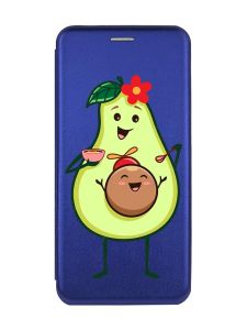 Чохол-книжка з малюнком для Xiaomi Redmi Note 12 Синій :: Малюк Авокадо (принт 309)