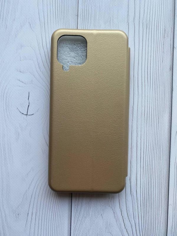 Чохол-книжка з малюнком для Samsung Galaxy A22 4G/ M22/ M32 Золотий :: Малюк Авокадо (принт 309)