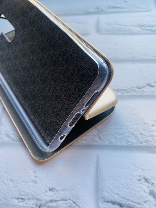 Чохол-книжка з малюнком для Xiaomi Redmi Note 8 Pro Золотий :: Малюк Авокадо (принт 309)