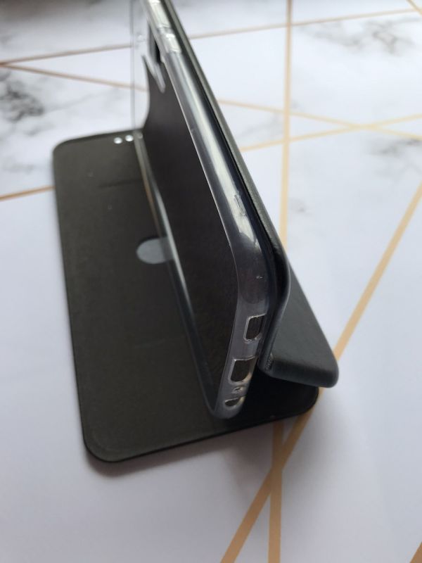 Чохол-книжка з малюнком для Samsung Galaxy A03/A035 Чорний :: Малюк Авокадо (принт 309)