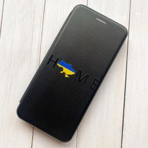 Чохол-книжка з малюнком для Samsung Galaxy A03 Сore/ A032 Чорний :: Дім Україна (принт 72)