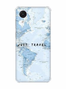 Чохол з потовщеними кутами на Samsung Galaxy A03 Core/A032 :: Подорожі. Карта (принт 323)