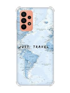 Чохол з потовщеними кутами на Samsung Galaxy A23 :: Подорожі. Карта (принт 323)