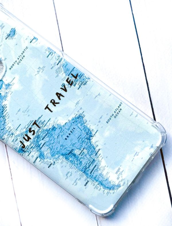 Чохол із потовщеними кутами на Samsung Galaxy S20 Plus :: Подорожі. Карта (принт 323)