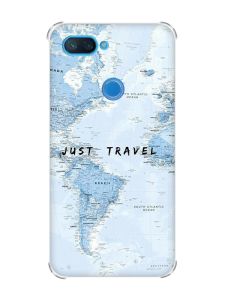 Чохол із потовщеними кутами на Xiaomi Mi 8 Lite :: Подорожі. Карта (принт 323)