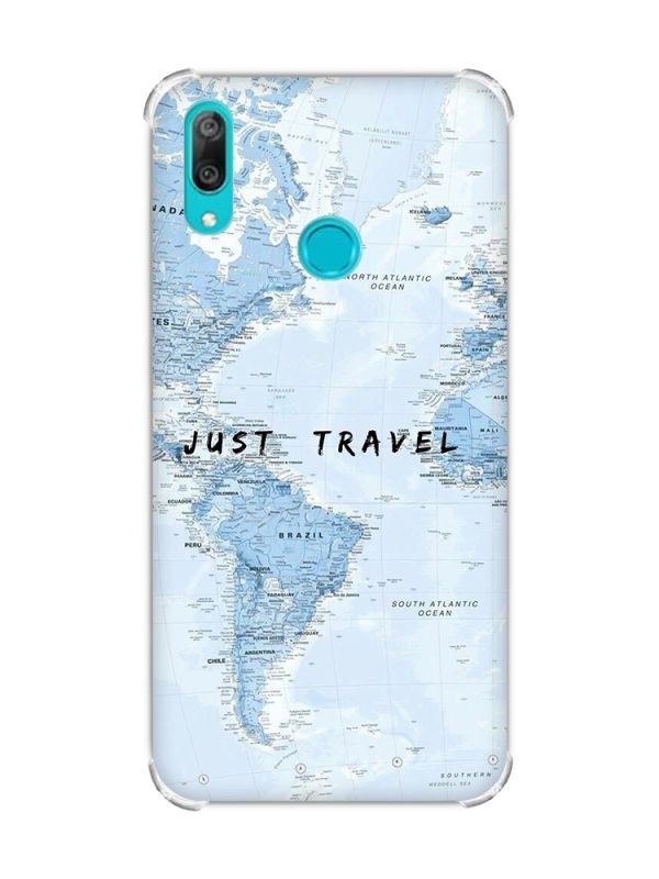 Чохол з потовщеними кутами Huawei Y7 2019/Y7 prime 2019 :: Подорожі. Карта (принт 323)