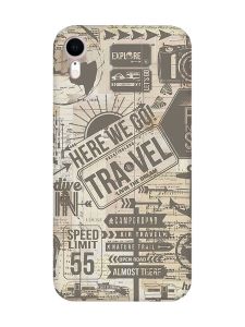 Матовий чохол з рожевими боками на Apple iPhone XR :: Мандри (принт 324)