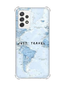 Чохол з потовщеними кутами на Samsung Galaxy A72 :: Подорожі. Карта (принт 323)