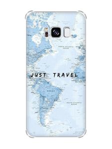 Чохол з потовщеними кутами на Samsung Galaxy S8 :: Подорожі. Карта (принт 323)