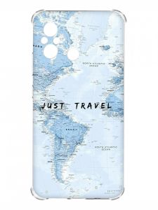 Чохол з потовщеними кутами на Xiaomi Redmi 12C :: Подорожі. Карта (принт 323)