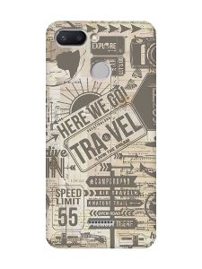 Матовий чохол з рожевими боками на Xiaomi Redmi 6 :: Мандри (принт 324)