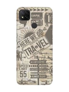 Матовий чохол з рожевими боками на Xiaomi Redmi 9C/10A :: Мандри (принт 324)