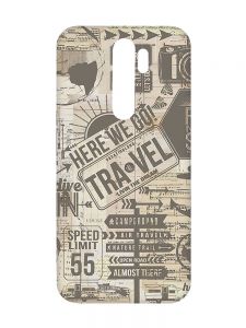 Матовий чохол з рожевими боками на Xiaomi Redmi Note 8 Pro :: Мандри (принт 324)