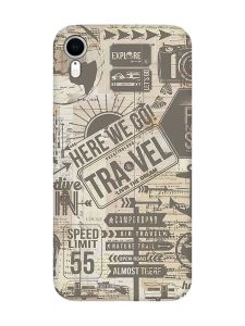 Матовий чохол з чорними боками на Apple iPhone XR :: Мандри (принт 324)