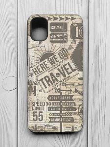 Матовий чохол з чорними боками на Samsung Galaxy A04E/A042 :: Мандри (принт 324)