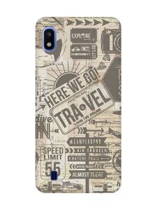 Матовий чохол з чорними боками на Samsung Galaxy A10 (2019) A105 :: Мандри (принт 324)