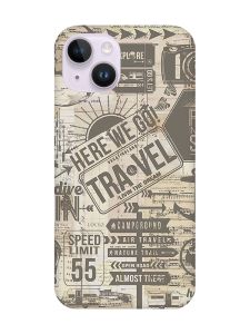 Чохол із захистом камери на iPhone 14 :: Мандри (принт 324)