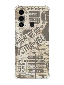 Чохол з потовщеними кутами на TECNO Spark Go 2022 :: Мандри (принт 324)