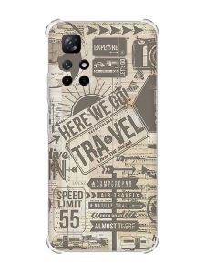 Чохол з потовщеними кутами на Xiaomi Redmi Note 11 4G :: Мандри (принт 324)