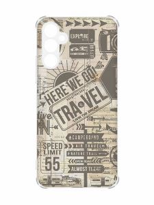 Чохол з потовщеними кутами на Samsung A34 5G :: Мандри (принт 324)