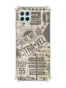 Чохол з потовщеними кутами на Samsung Galaxy A22 4G/M32/M22 :: Мандри (принт 324)