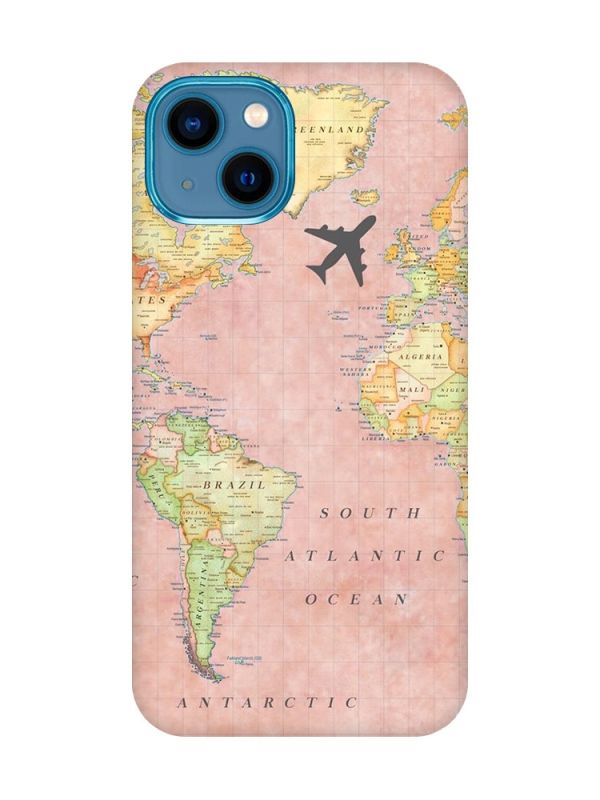 Чохол для iPhone 13 mini :: Подорожі. Карта (принт 320)