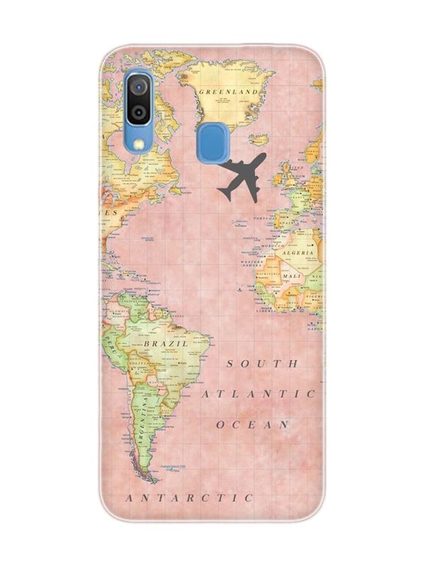 Чохол для Samsung Galaxy A30 (2019)/A20 (2019) :: Подорожі. Карта (принт 320)