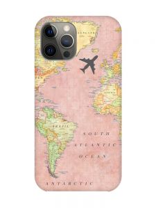 Чохол на iPhone 12 Pro Max :: Подорожі. Карта (принт 320)