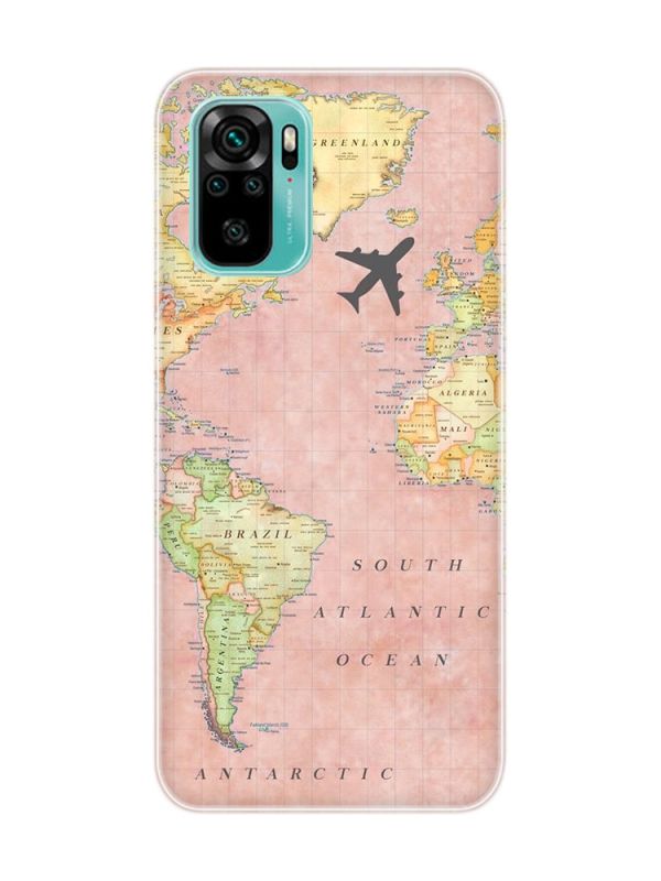 Чохол на Xiaomi Redmi Note 10 / Note 10s :: Подорожі. Карта (принт 320)