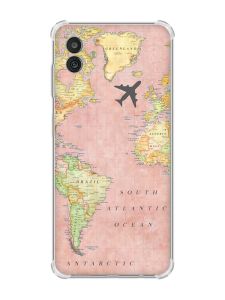 Чохол з потовщеними кутами на Samsung Galaxy M13 5G :: Подорожі. Карта (принт 320)